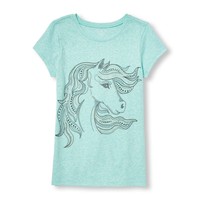 Girls Horse/pony Shirt With Tags Size 7/8 Beautiful With Sparkle Accents Girls Horse/pony Shirt With Tags Size 7/8 Beautiful With Sparkle Accents