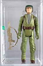 Vintage 1983 Star Wars Kenner AFA 80  Rebel Commando Loose Figure HK