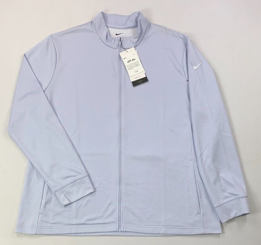 Women's Nike Golf DriFit UV Pin Dot Mesh Full Zip Lightweight