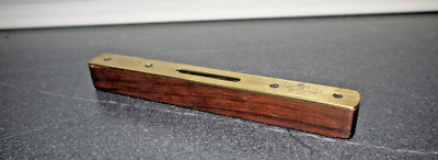Vintage Hartholz & Messing m. Marples & Söhne 8 `` Wasserwaage