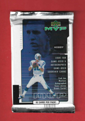 Foot Us American Foot Upper Deck Mvp 2000 - Beutel Packung mit 10 Karten