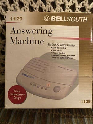 Bellsouth 1129 Answering Machine 20+ Features remove Operation voice activation