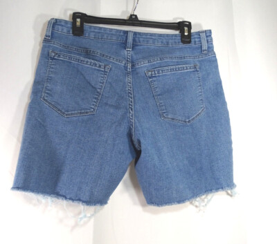 Women's Size 12M Riders by Lee Mid Rise Bermuda Jean Shorts Medium