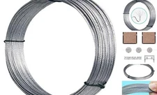 Picture Hanging Wire #2 100-Feet Braided Picture Wire Heavy for 100 Feet-Silver