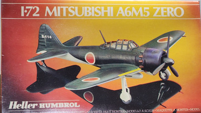 Mitsubishi A6M5 Zero Heller Humbrol  1:72 NEW FACTORY SEALED *US Seller*