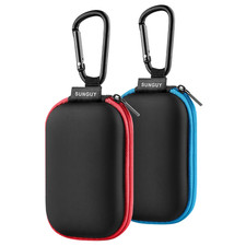 Earbuds Case 2Pack, Rectangle Earbuds Carrying Case, Portable Earphone Case Phon