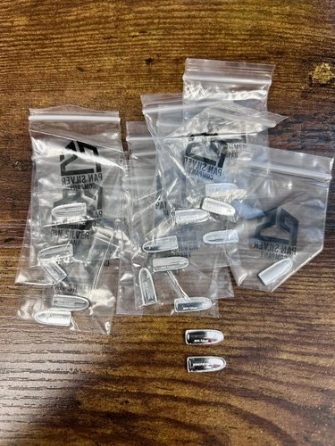 1 Gram Silver Bar .999 Lot Of 16 Silver Bullets Art Bar