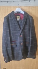Marc Darcey 3 Piece 42r Suit Blue