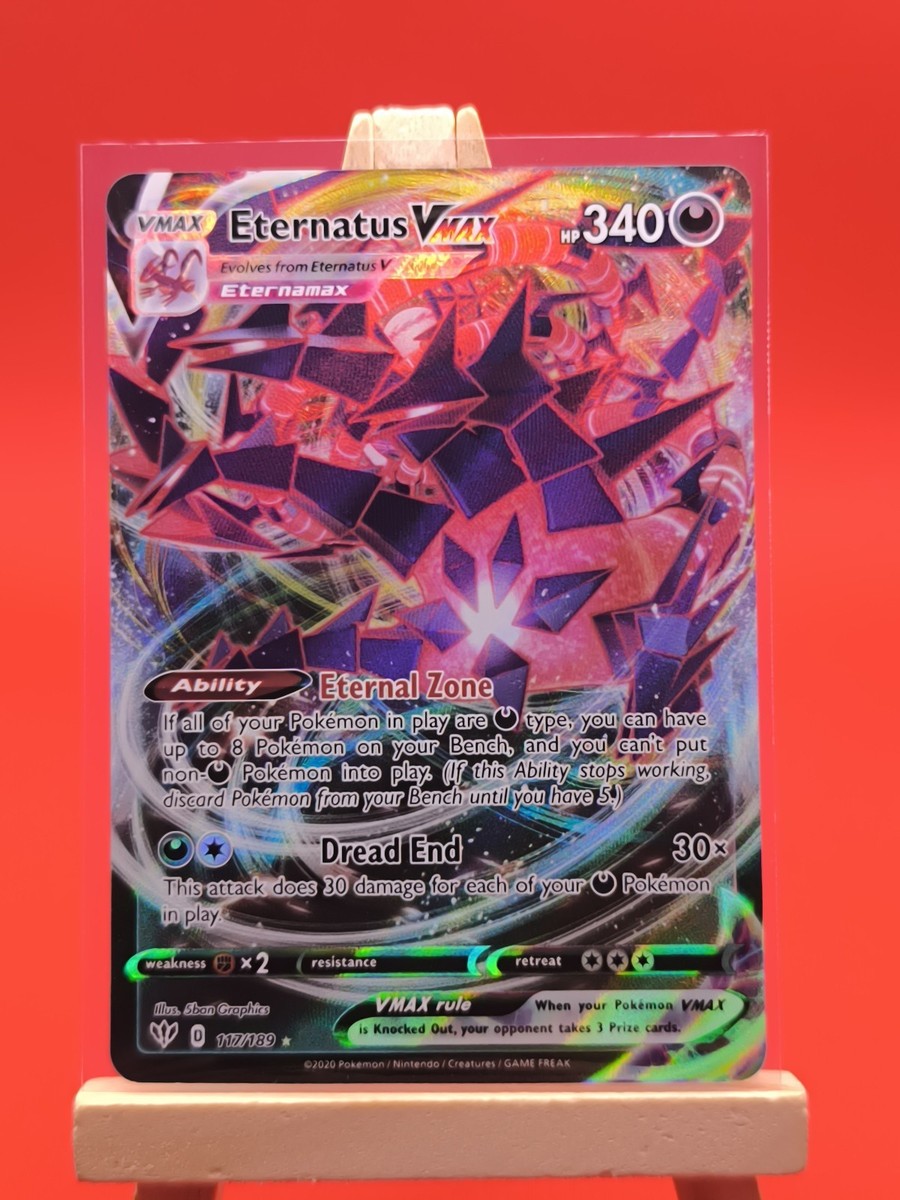 Eternatus VMAX 117/189 Darkness Ablaze Ultra Rare Full Art Pokemon Card *  New * | eBay