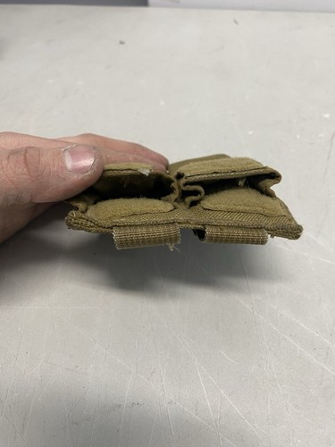 Specter Gear Molle Double Pistol Magazine Pouch Coyote Brown Open Top USMC USA - 第 5/6 張圖片