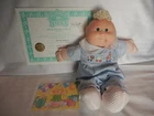 Vintage Coleco Cabbage Patch Kid ~ Oliver Charles, 1985 ~ Green Eyes, Preemie