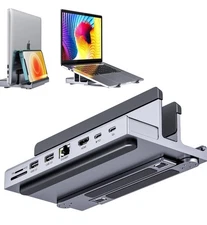 Laptop Docking Station Stand: QUUGE 7 in 1 USB C Dock with HDMI 2.0 4K