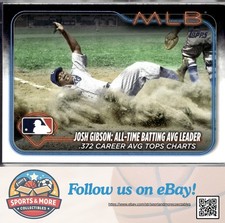 2024 Topps Update #US191 Josh Gibson Yellow