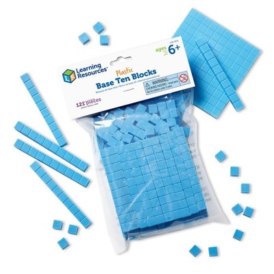 Learning Resources Base Ten Blocks Smart Pack, Early Childhood Math Skills, Ages