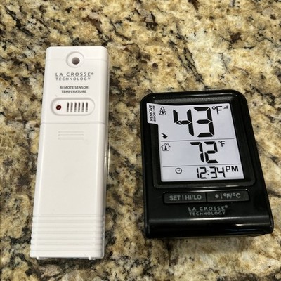 308-1409BT La Crosse Technology Wireless Thermometer Weather Station TX141-BV4