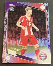 Topps 2025-26 UEFA Club Competitions #187 Lennart Karl Bayern Munich Rookie Card. rookie card picture
