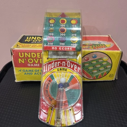 Vintage Under N’ Over Pinball Style Toy/Game. Louis Marx Co. Ltd Swansea.