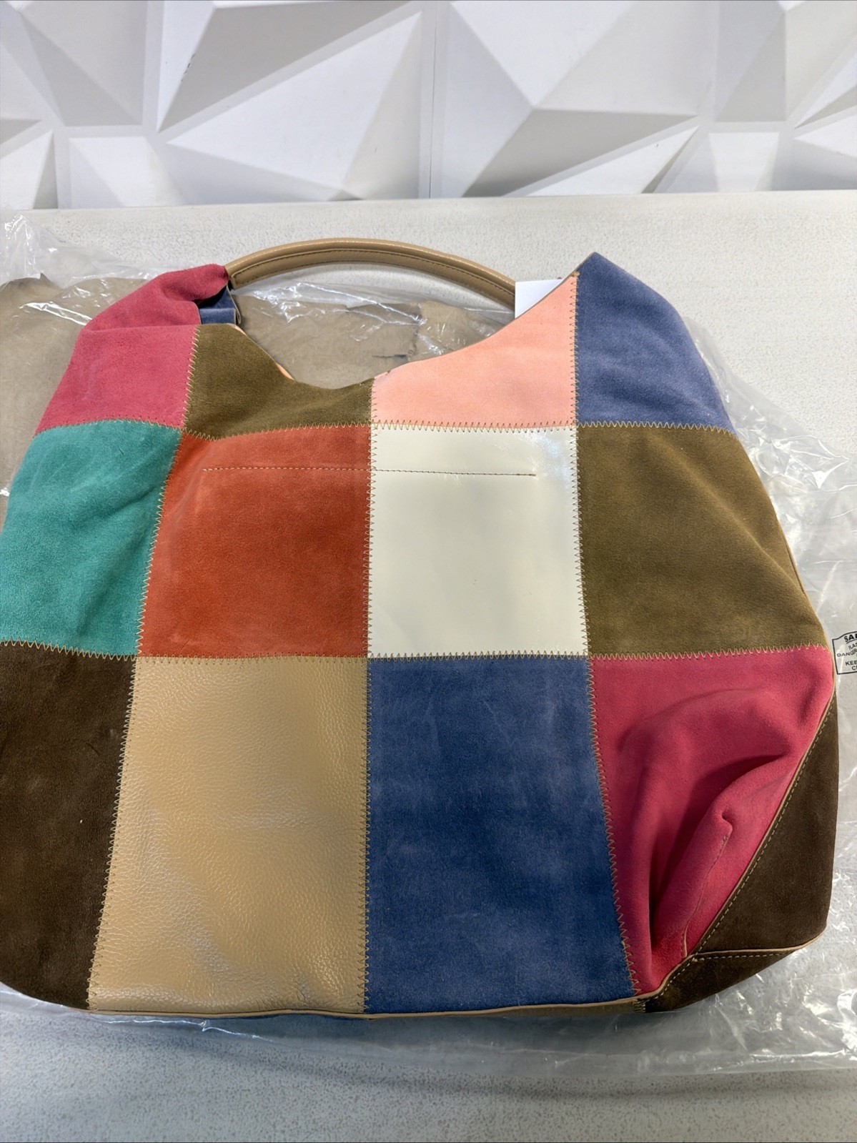 KURT GEIGER CHELSEA LARGE PATCHWORK HOLDER NEW — image 5