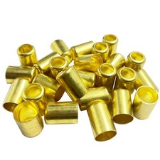 25 PCS 7327 Hose Ferrules Brass Fitting, 0.625in ID x 1in Long Repair Ferrule...