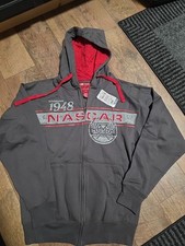 NWT Men's NASCAR Zip Up Hooded Sweatshirt SzM