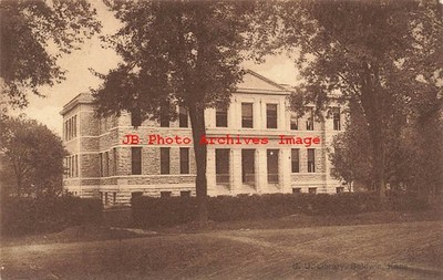 KS, Baldwin, Kansas, Baker University, Library, 1909 PM, Ben Milliken No 125
