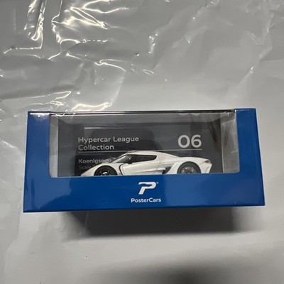 POSTERCARS 1:64 KOENIGSEGG JESKO ABSOLUT ''White'' HYPERCAR LEAGUE COLLECTION #06
