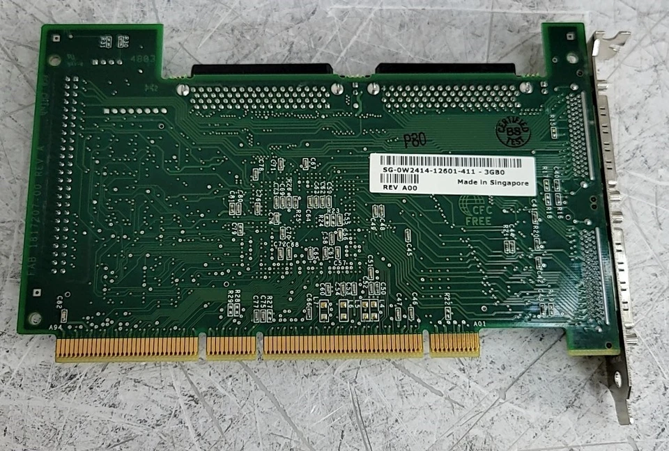 ADAPTEC SCSI Card 39160 ASC-39160/dell2 Controller Card PCI-X - Image 3 of 3