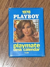 Playboy Playmate Collectible Desk Calendar 1978 Stand Up Monthly VGUC