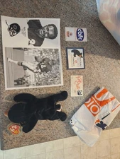 BLACKIE THE BEAR CHICAGO BEARS KIDS FAN CLUB BEANIE BABIES WALTER PAYTON 