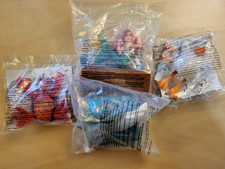 LITTLE MERMAID FULL SET MCDONALDS HAPPY MEAL TOYS / FIGURES 1998 new unopened