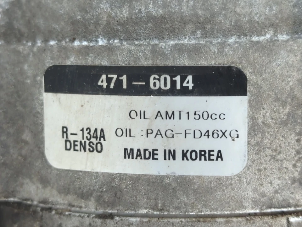 Kia Sorento 2003-2006 aire acondicionado aire acondicionado compresor de aire acondicionado OEM GJ8X2 Foto 2 de 4