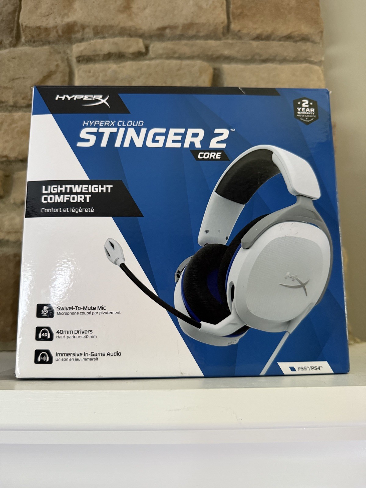 HyperX Cloud Stinger 2 Core - Gaming Headset - PlayStation - Black