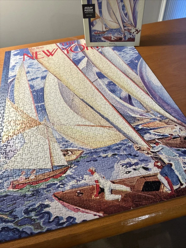 New York Puzzle Co regatta 1000-piece puzzle
