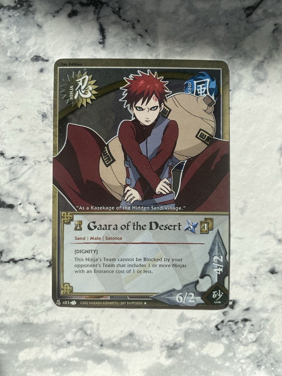 Naruto Tcg CCG Gaara Of The Desert - N-483 Holo Foil A New