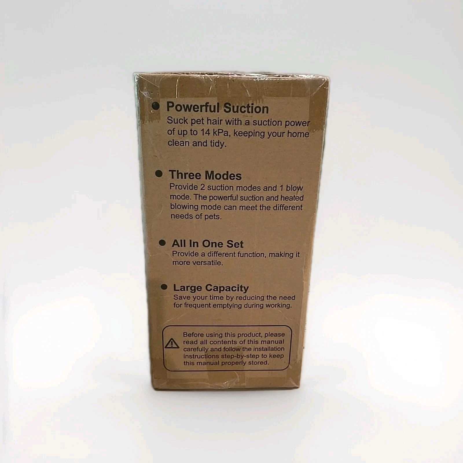 Professor of Pets Clipper Vacuum Pet - Hair Remover Dog & Cat Grooming Kit