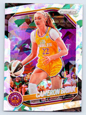 CAMERON BRINK 2025 Panini Prizm WNBA SILVER CRACKED ICE HOLO LA Sparks #87