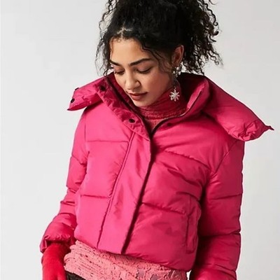 Rtr Unreal Fur Tangerine Dream Phaedra Jacke GRÖSSE S Gekürzt Puffer Pink Mantel