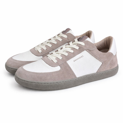 Groundies Barfußschuhe HAMPTONS 2.0 grau weiß Gr. 43-45 Low-Top Sneaker (0256)