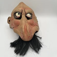 Vintage The Paper Magic Group Vintage 2001 Halloween Mask Mustache Man