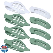 obeoby 8 PCS 2 Styles Flat Hair Clips, Bridesmaid Hair Claws for Women Girls 