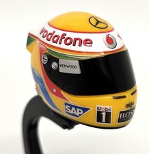 Deagostini 1/8 Lewis Hamilton F1 Arai Crash Helmet with Display stand 4.5cms