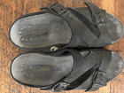 EU 37~MEPHISTO~Air-Relax(?)MOBILS~Black~LEATHER~Sandals~CORK CORE~2 BUCKLE STRAP — photo 7