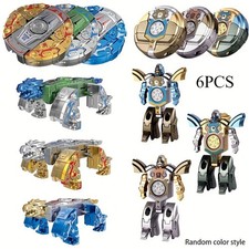 Transformable Fidget Spinner Stress Relief Mecha Gyro Toy for Kids Adults