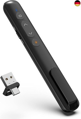 Presenter mit Laserpointer,Powerpoint Fernbedienung Präsentationsfernbedienung P