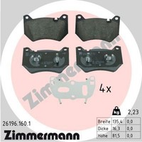 Zimmermann BremsbelÄGe Passend FüR Audi Q5 FYB FYG FYT