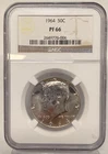 1964 KENNEDY HALF 50C NGC PR 66