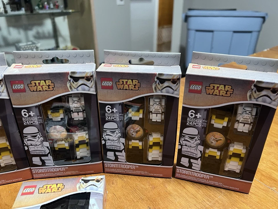 New LEGO (x6) Star Wars Buildable Watch Lot 8020424 Stormtrooper & Darth Vader - Image 3 of 4