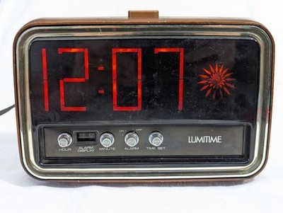 WORKING Vintage Tamura Electronics Lumitime Clock Model LT-11