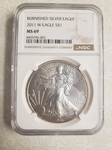 2011-W American Silver Eagle NGC MS-69 BURNISHED