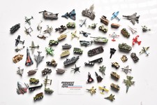 Vintage Micro Machines Lot OF 64 MILITARY VEHICLES - Planes, Tanks 80's - Galoob